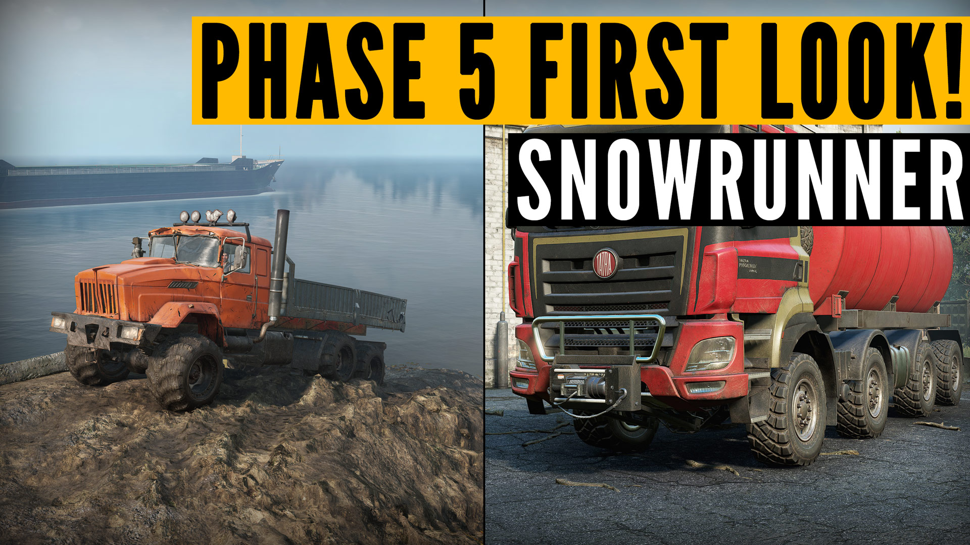 SnowRunner Phase 5: Build & Dispatch ‘Don’ maps & new trucks | A Tribe